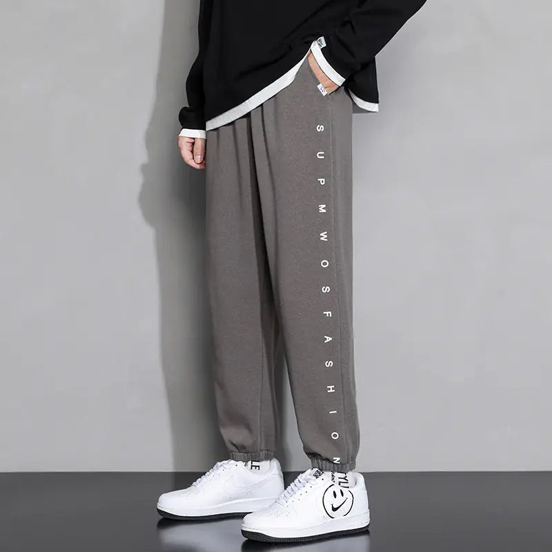 Cropped Casual Sports Ankle Workwear Trousers