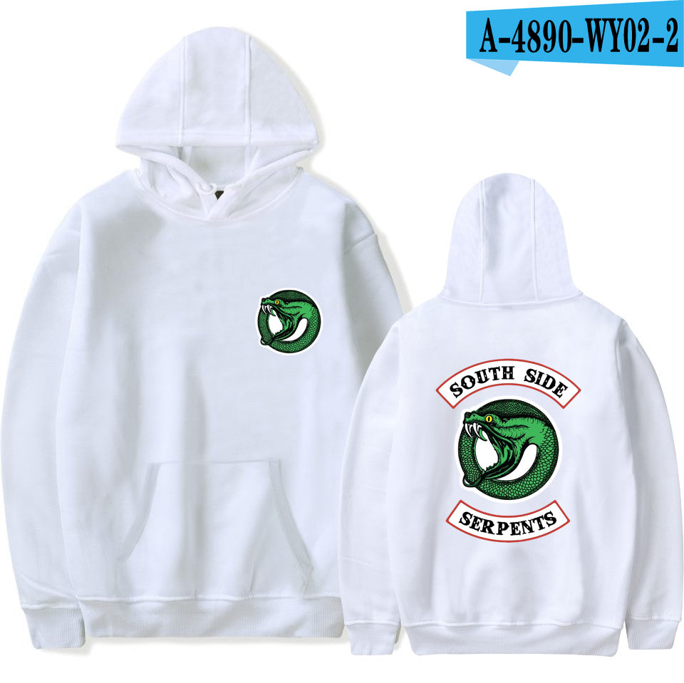 Katoen Oversized Hoodie Sweatshirt Zuid
