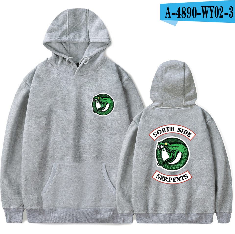 Katoen Oversized Hoodie Sweatshirt Zuid